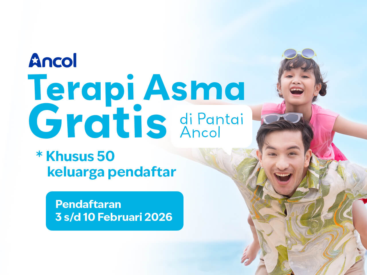 Program Terapi Asma di Pantai Ancol Gratis